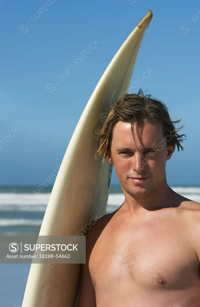 Surfer At The Beach   