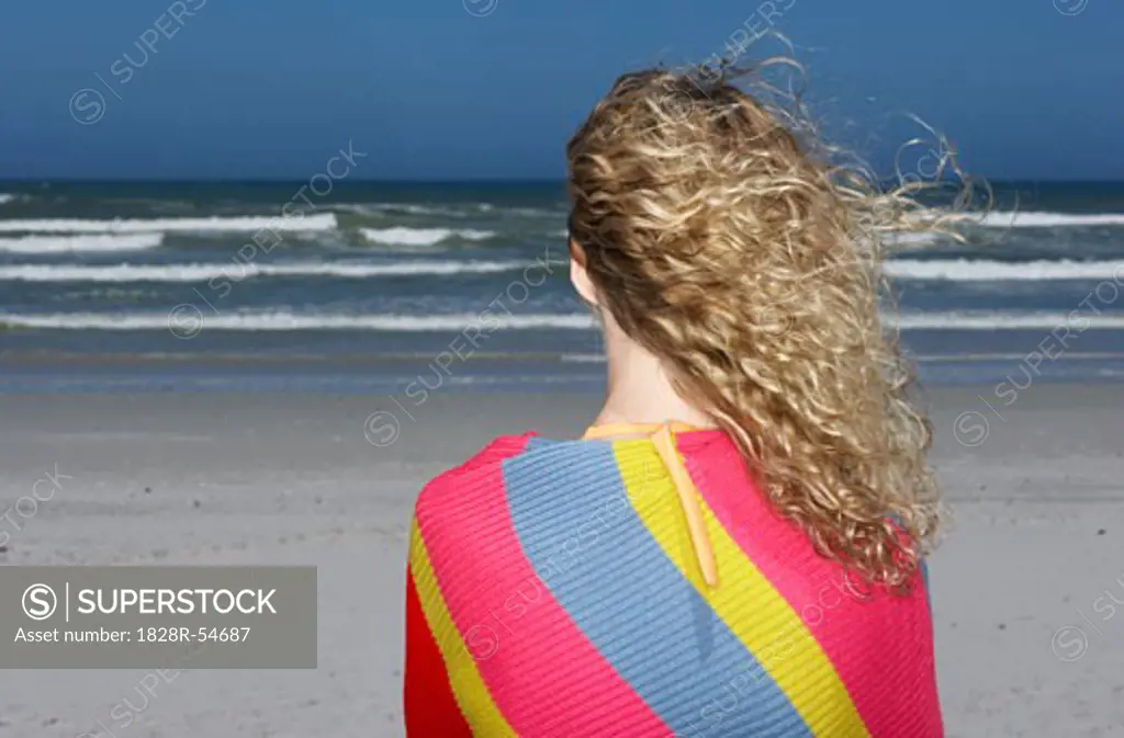 Young Woman On The Beach   