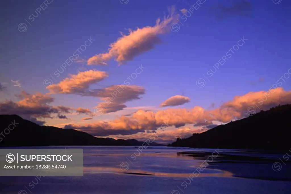 Sunset, Queen Charlotte Sound, New Zealand   