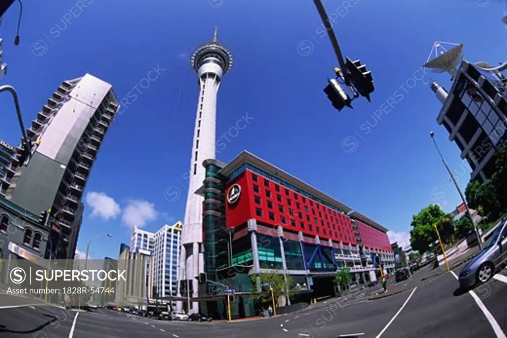 Sky Tower and Skycity, Auckland, New Zealand   