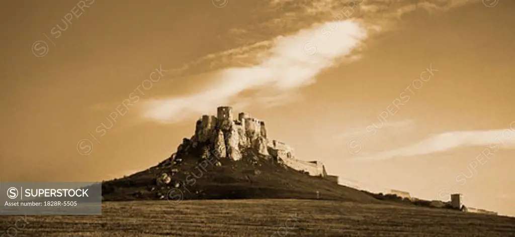 Castle on Hill, Slovakia   