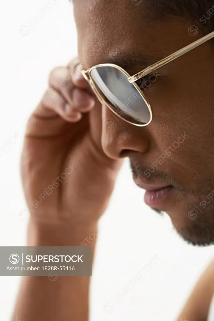 Man Wearing Sunglasses   