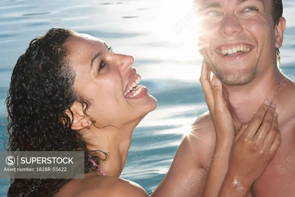 Couple in Swimming Pool   