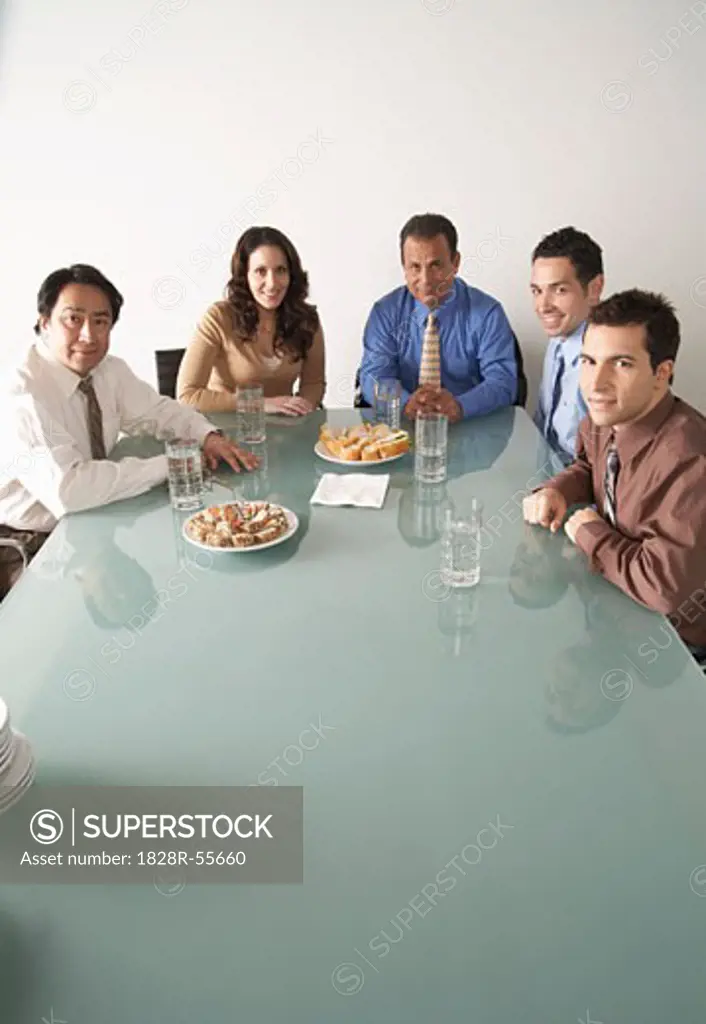 Business People in Boardroom   