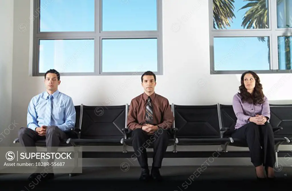 Business People in Waiting Area   