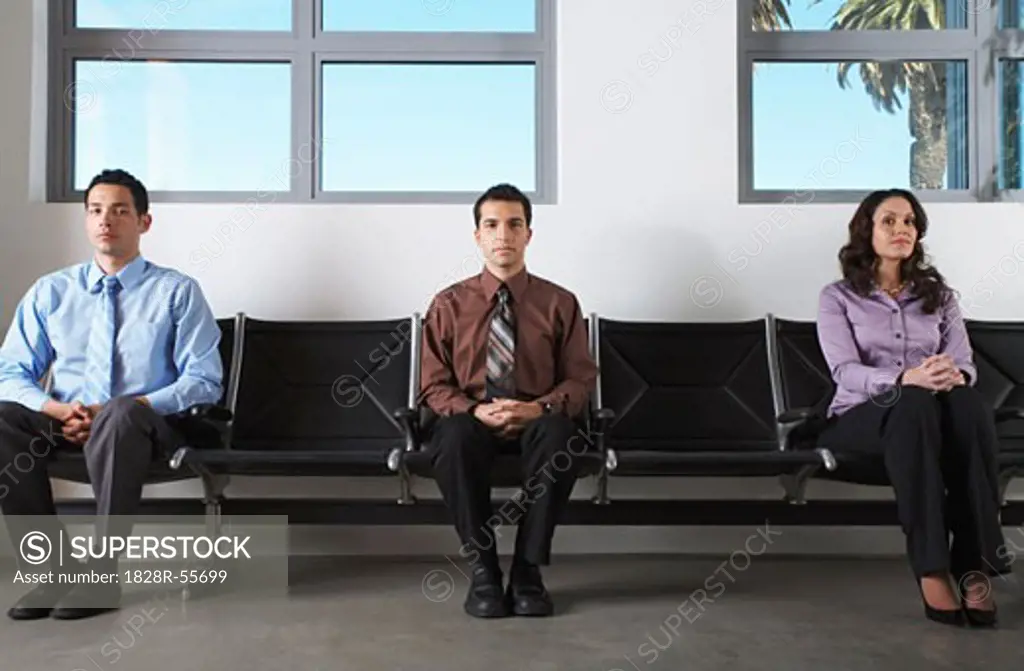 Business People in Waiting Area   