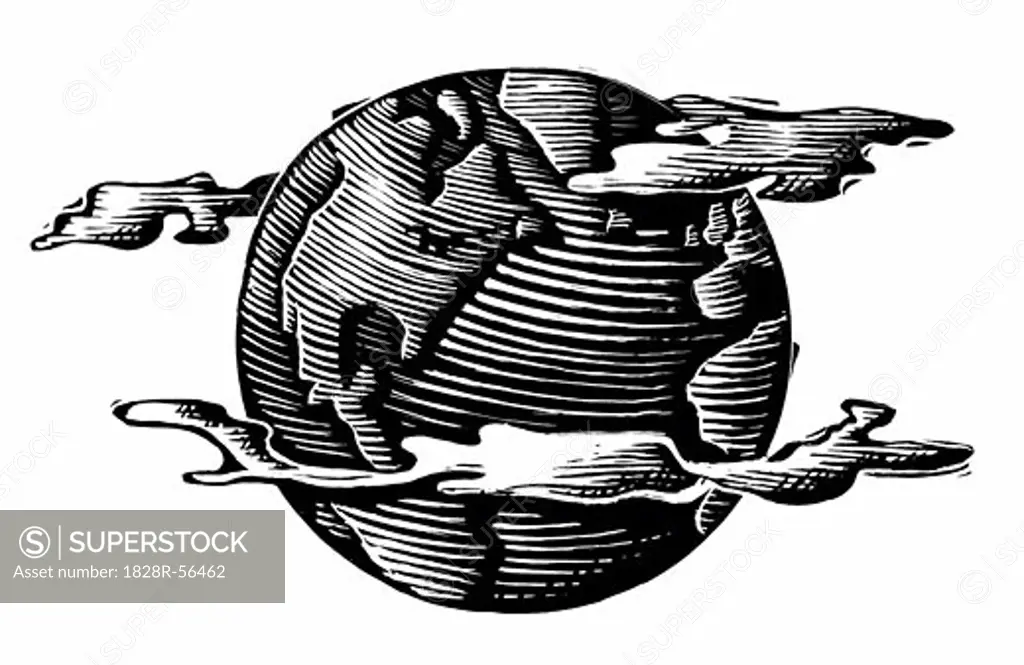 Illustration of Globe   
