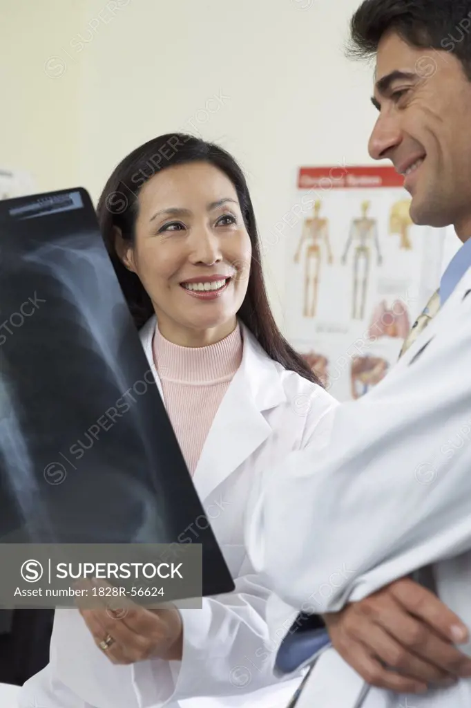 Doctors Looking at X-rays   