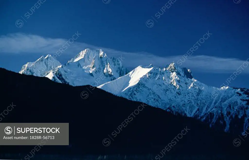 Chilkat Range, Glacier Bay, Alaska, USA   