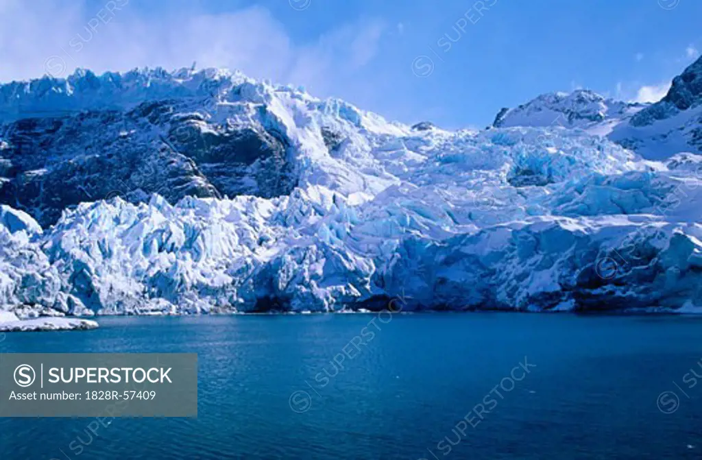 Glacier, Gold Harbour, South Georgia Island, Antarctic Islands   