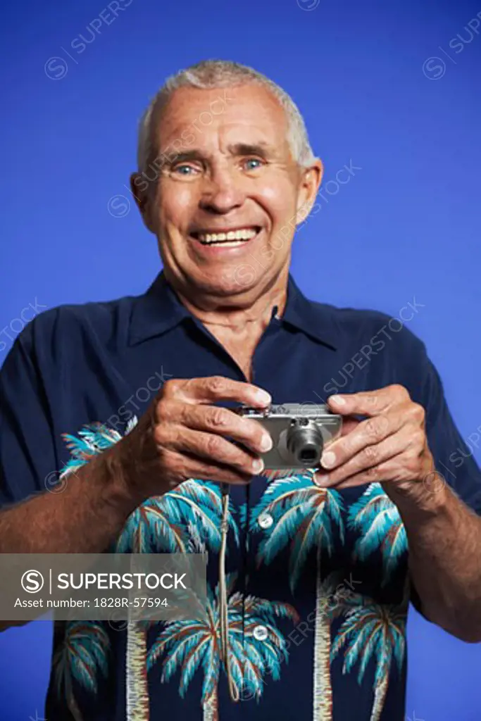 Man With Digital Camera   