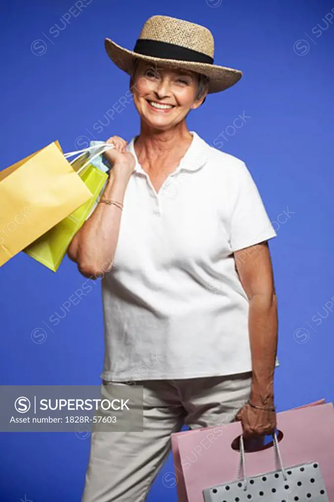 Portrait of Woman Shopping   