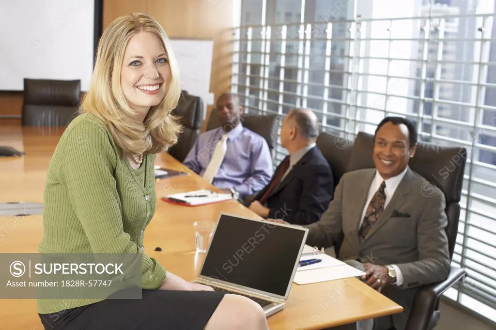 Business Meeting in Boardroom   