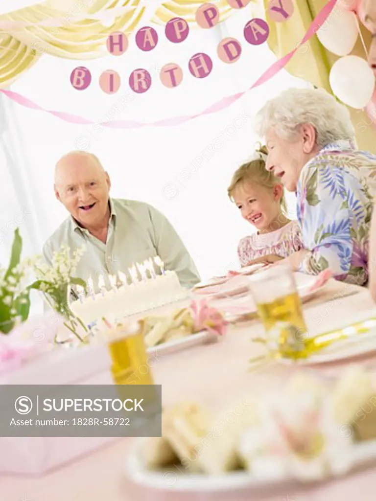 Birthday Party in Retirement Home   