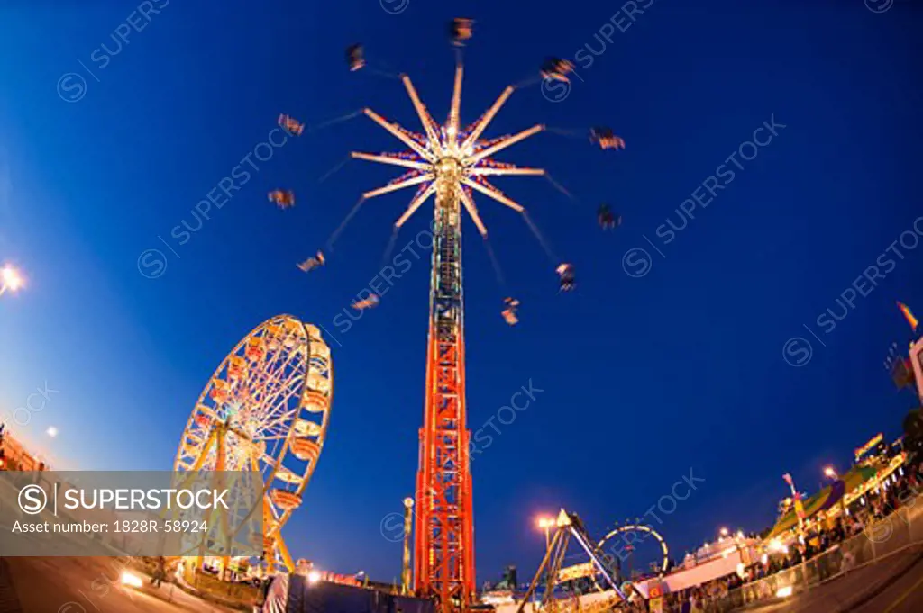 Amusementpark Rides, Toronto, Ontario, Canada   