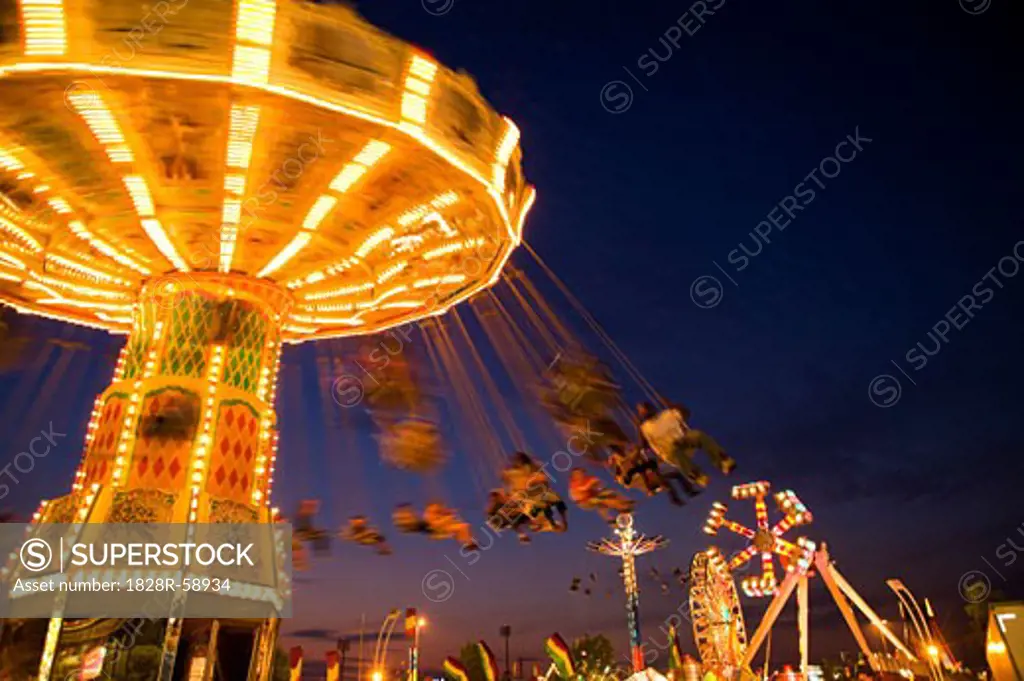 Amusementpark Ride, Toronto, Ontario, Canada   