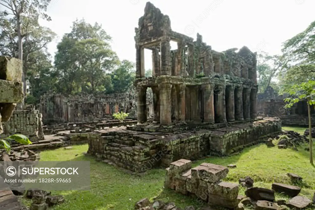 Preah Neak Pean Temple, Angkor, Cambodia   