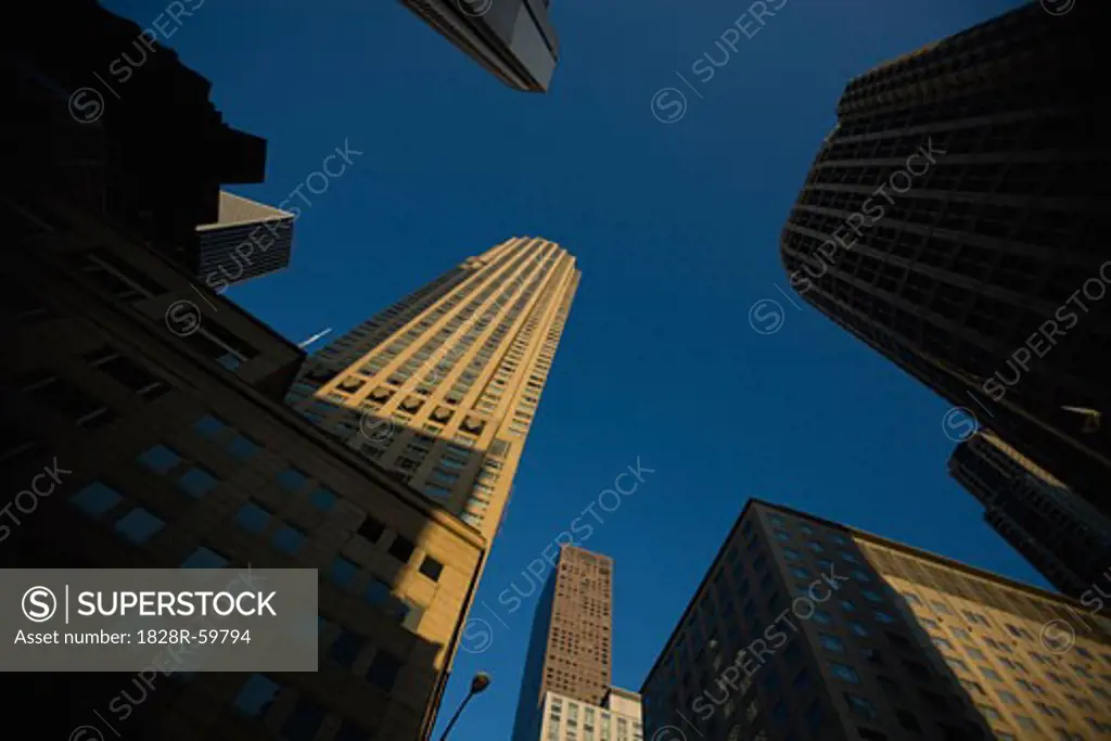 City Highrises, Chicago, Illinois, USA   