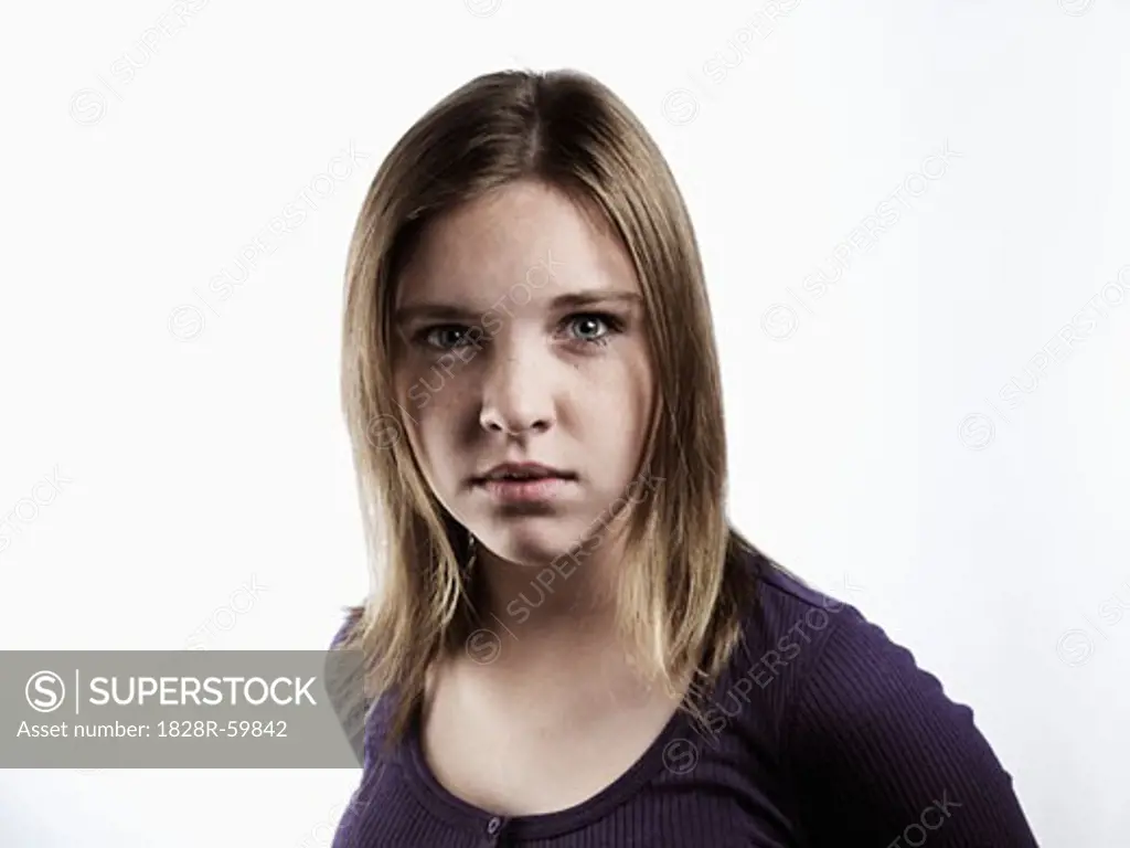 Portrait of Teenaged Girl   