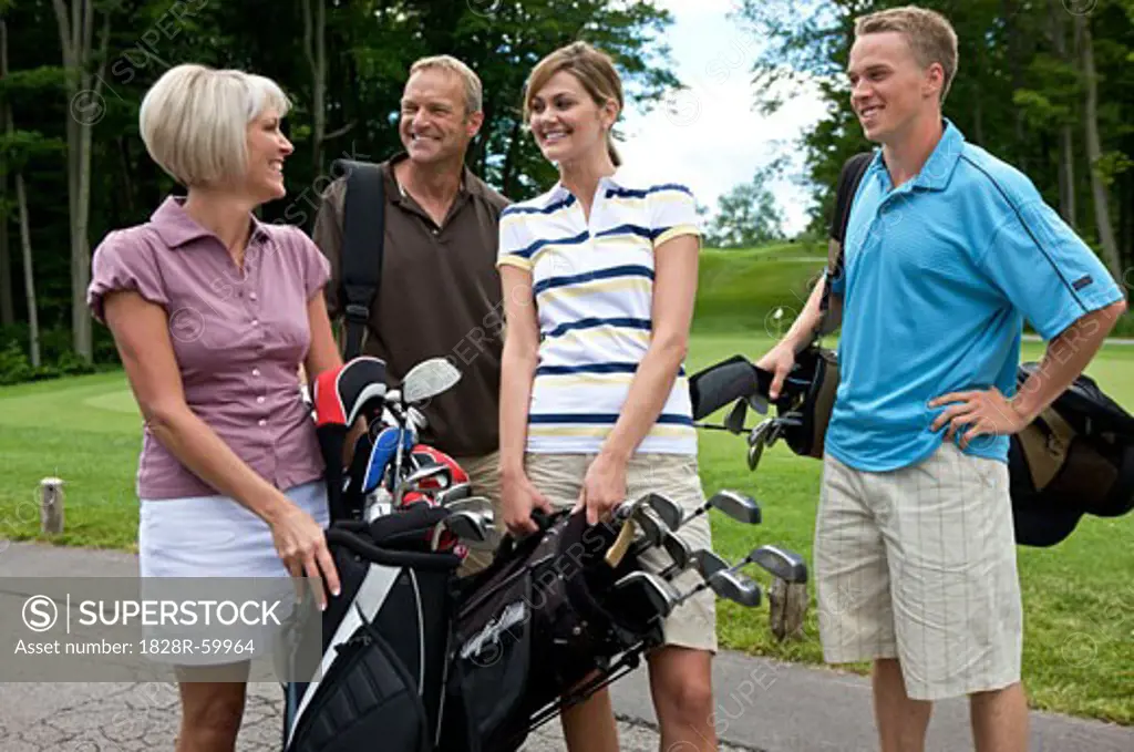 Couples at Golf Course, Burlington, Ontario, Canada   
