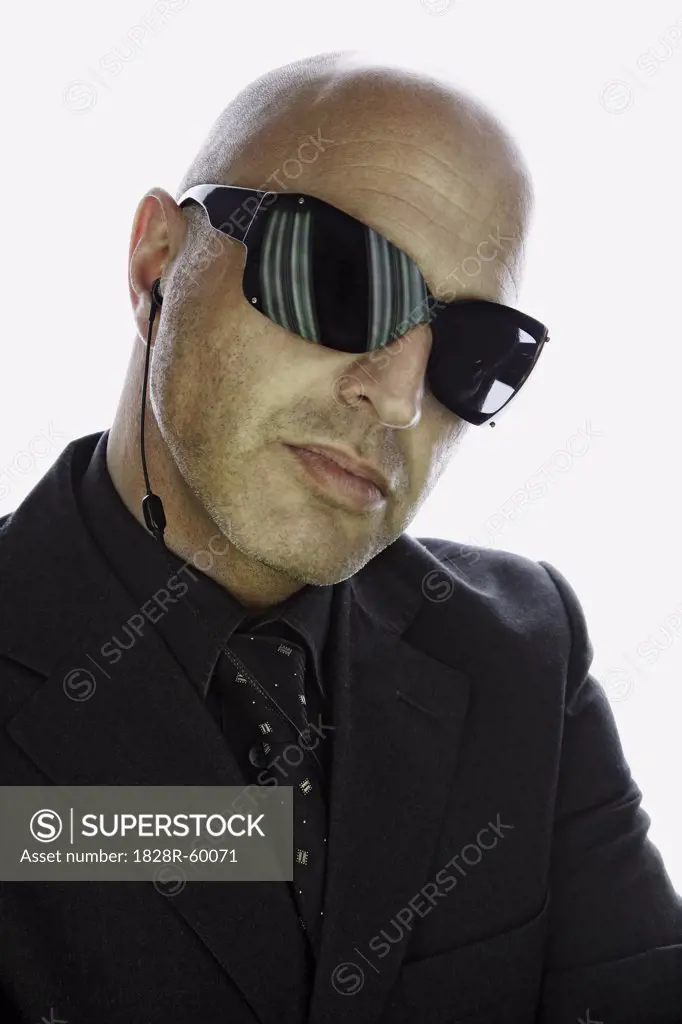 Portrait of Man Wearing Sunglasses   
