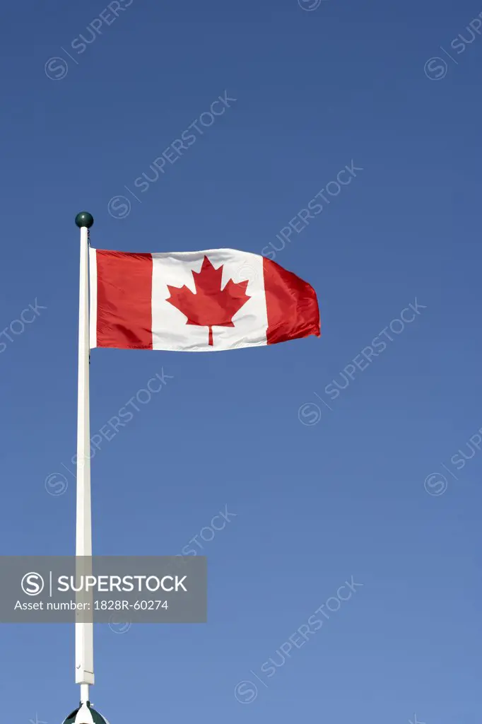 Canadian Flag, Quebec City Quebec, Canada