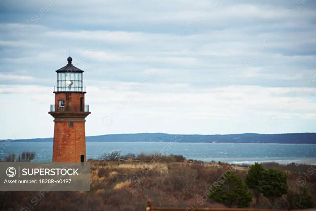 Gay Head Lighthouse, Aquinnah, Martha's Vineyard, Massachusetts, USA   