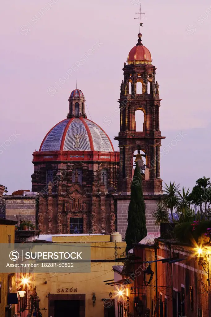 Templo de San Francisco, San Miguel de Allende, Guanajuato, Mexico   