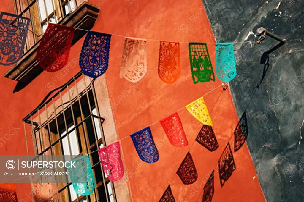 Papel Picado Decorations, San Miguel de Allende, Guanajuato, Mexico   