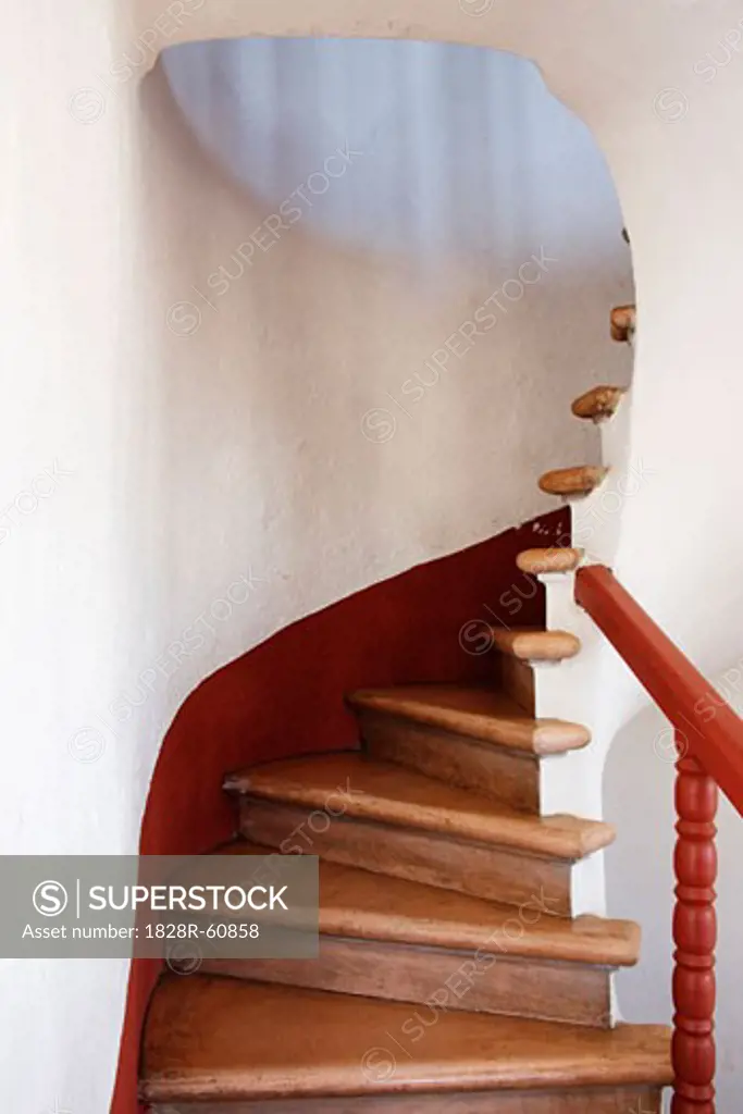 Stairs, Patzcuaro, Michoacan, Mexico   