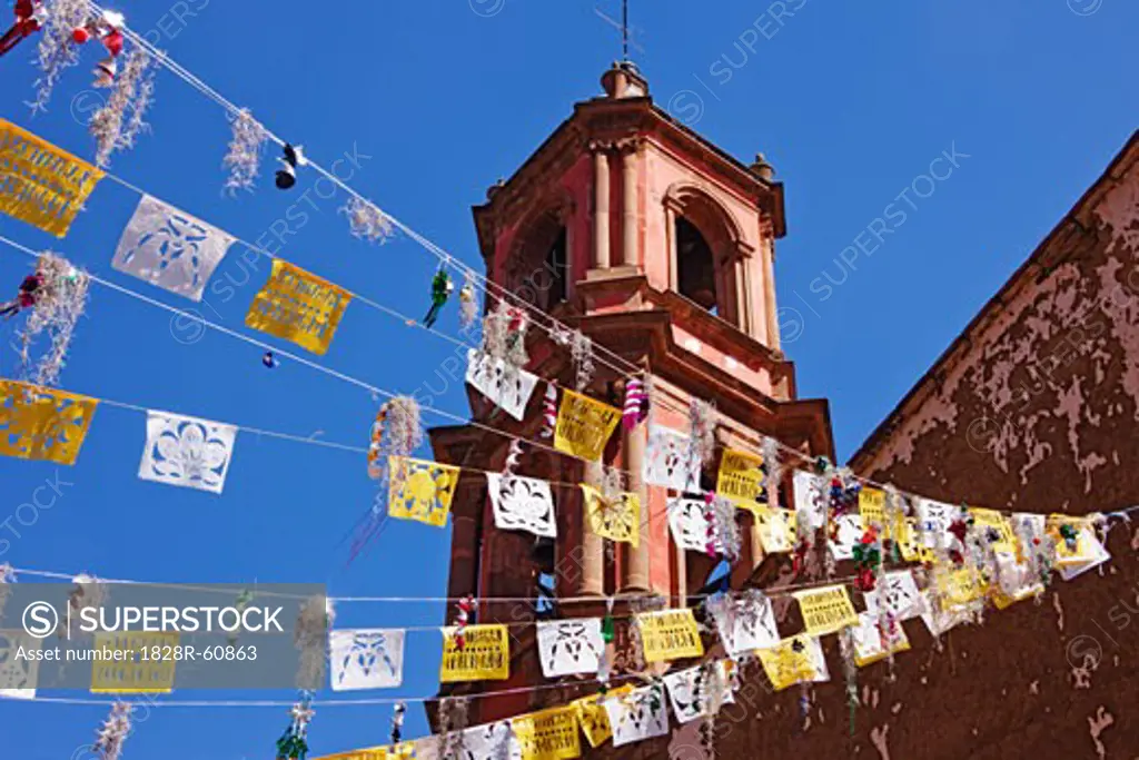Church of San Pedro, Tzurumutaro, Michoacan, Mexico   