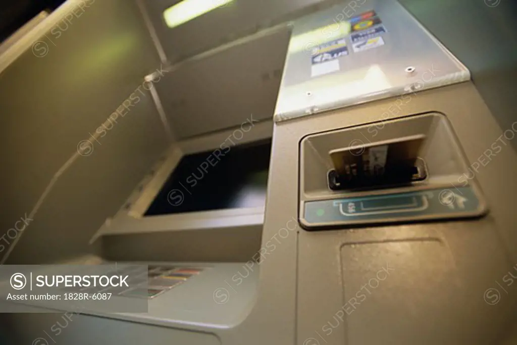 Close-Up of Bank Machine, Salzburg, Austria   