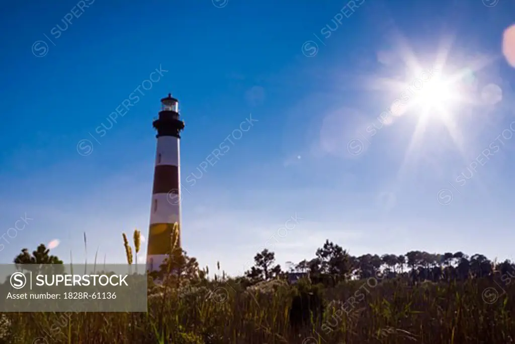 Bodie Island Lighthouse, Cape Hatteras National Seashore, Outer Banks, North Carolina, USA   