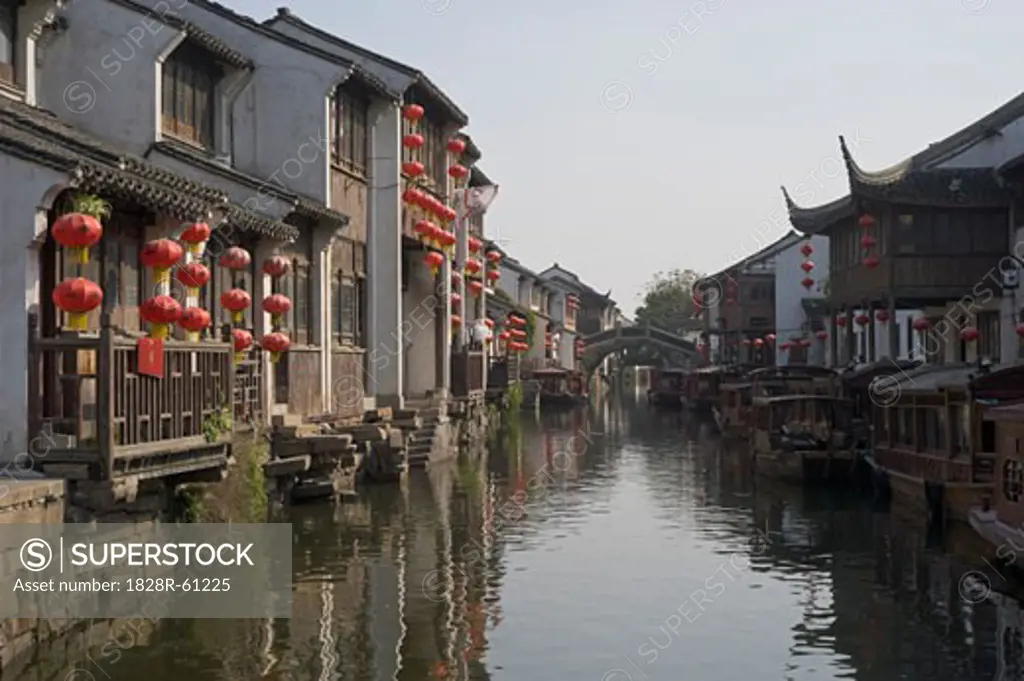 Canal in Suzhou, China   