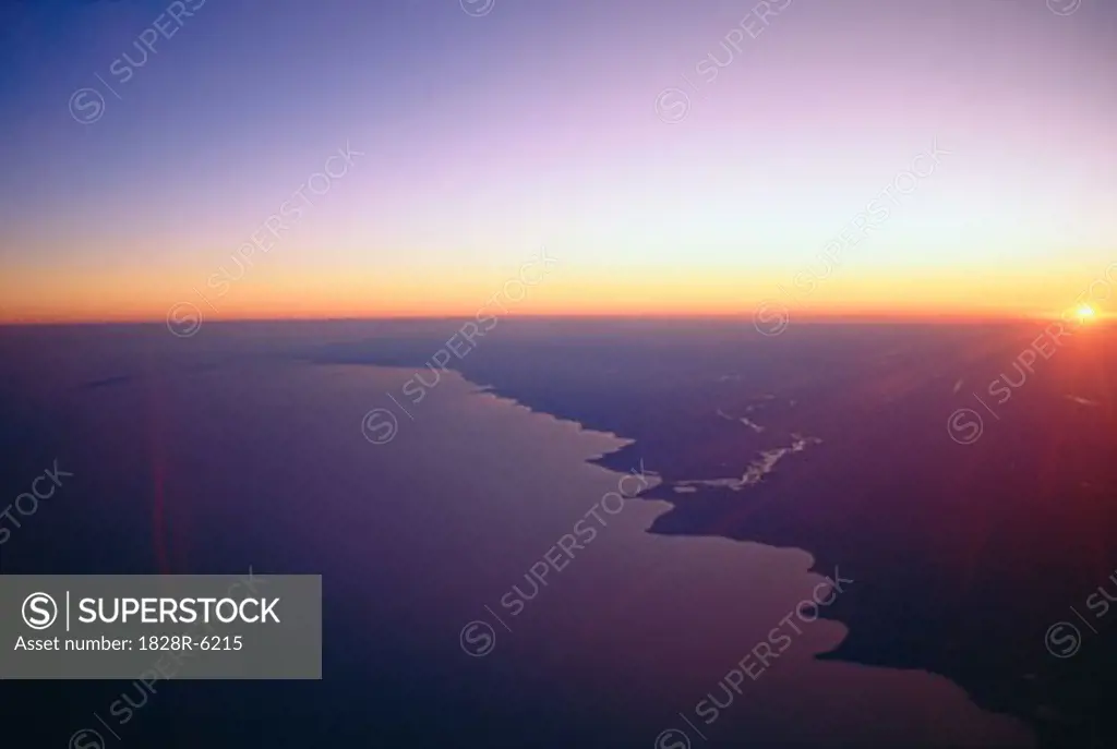 Sunset from the Air   