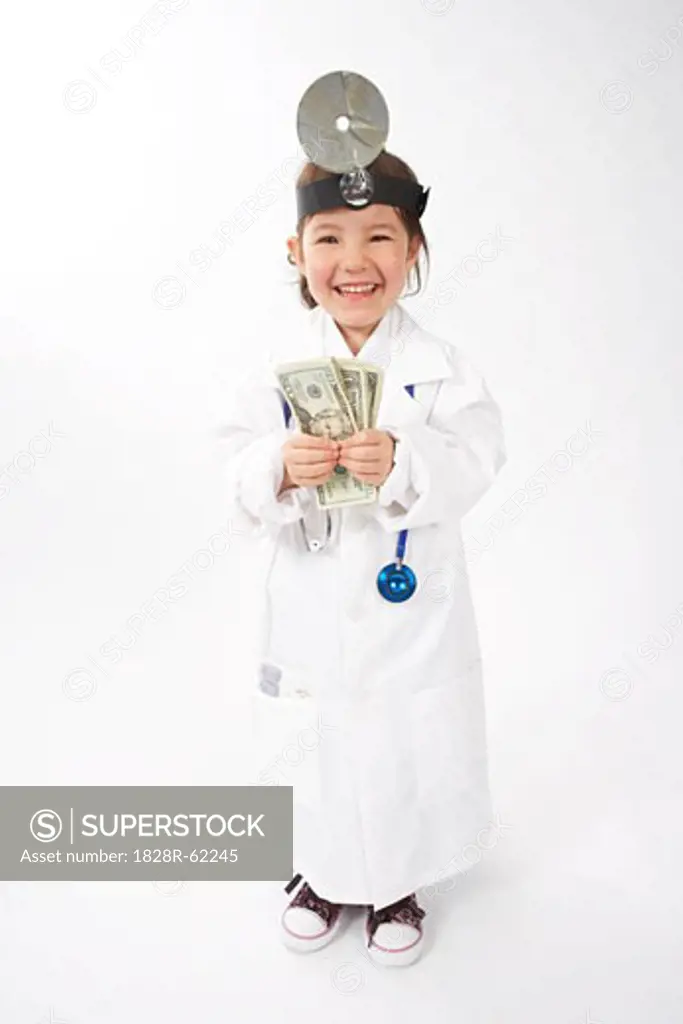 Girl Dressed as Doctor