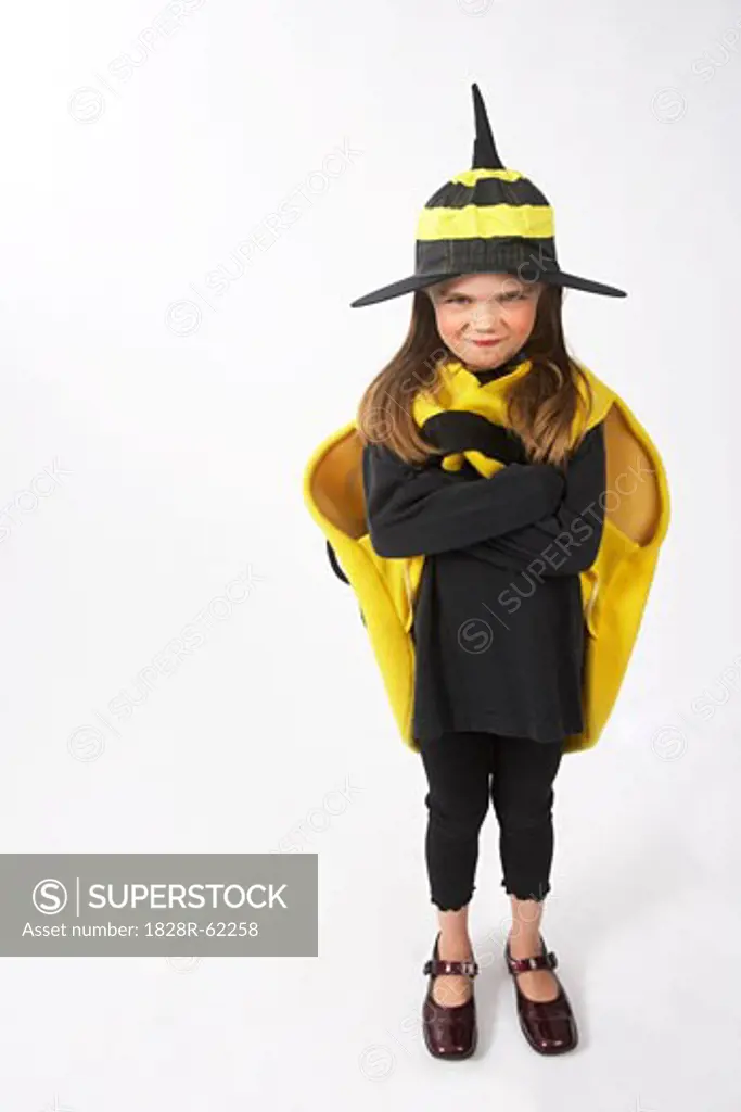 Girl Dressed as Bee