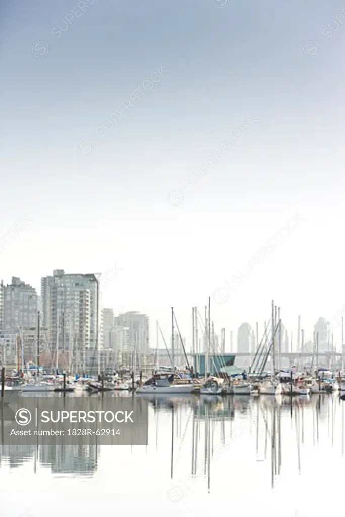 Marina at False Creek, Vancouver, British Columbia, Canada