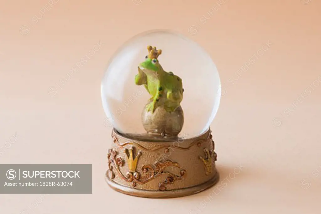 Frog Prince Snow Globe   