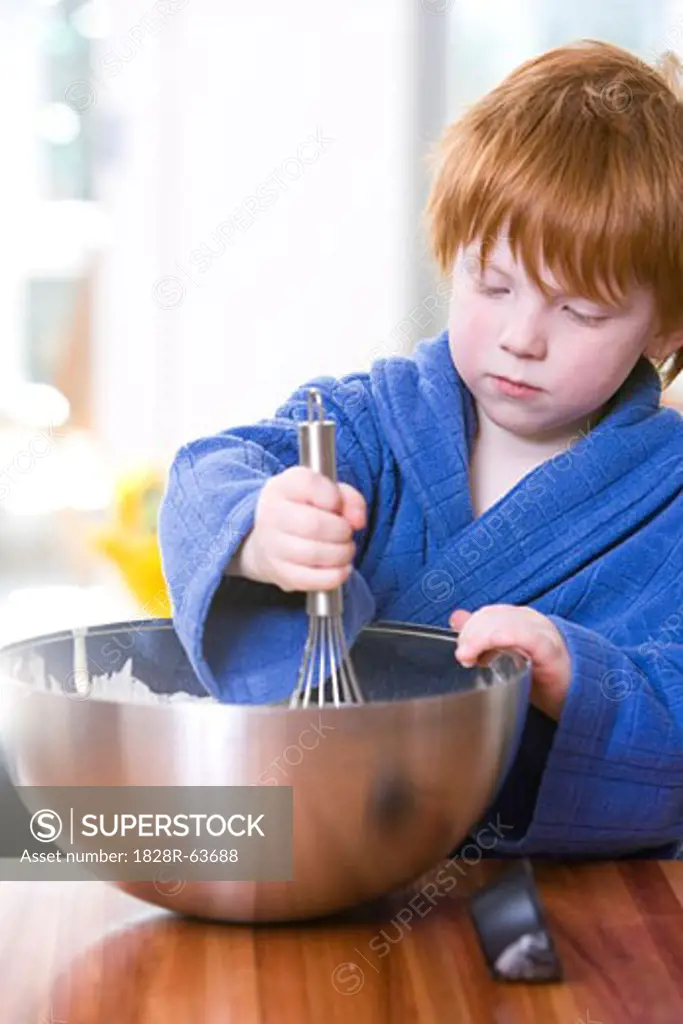 Little Boy Baking
