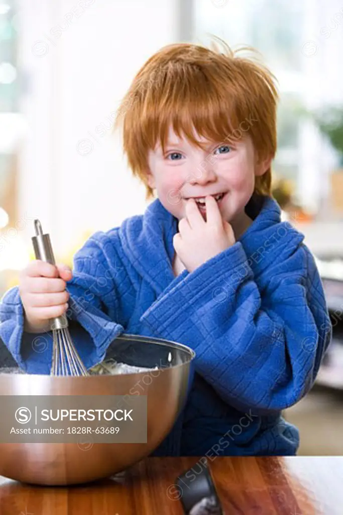 Little Boy Baking