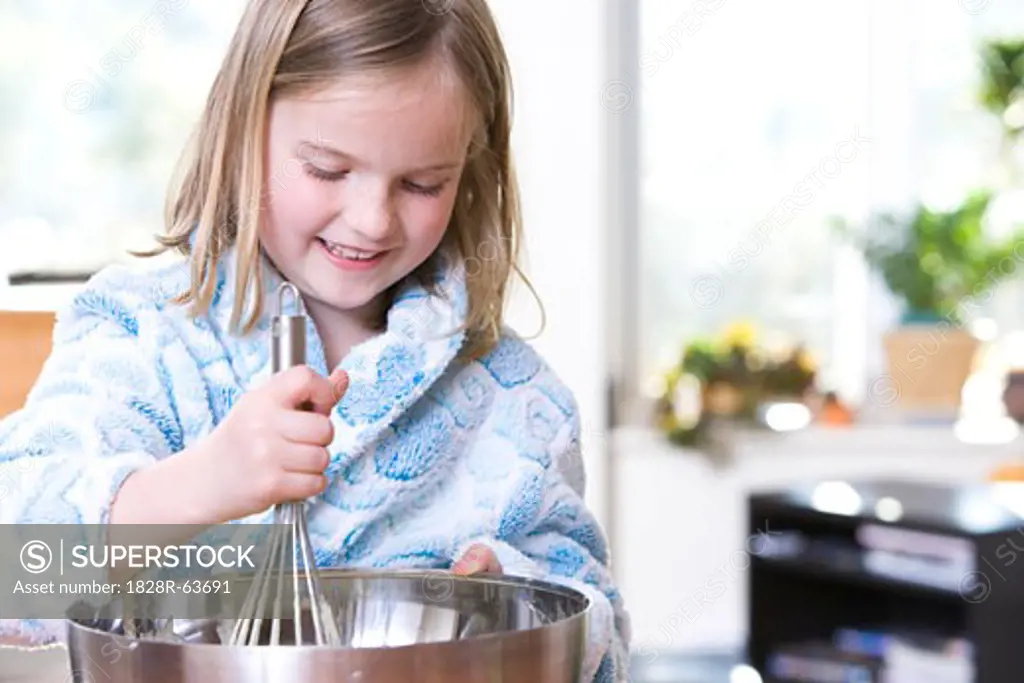 Little Girl Baking