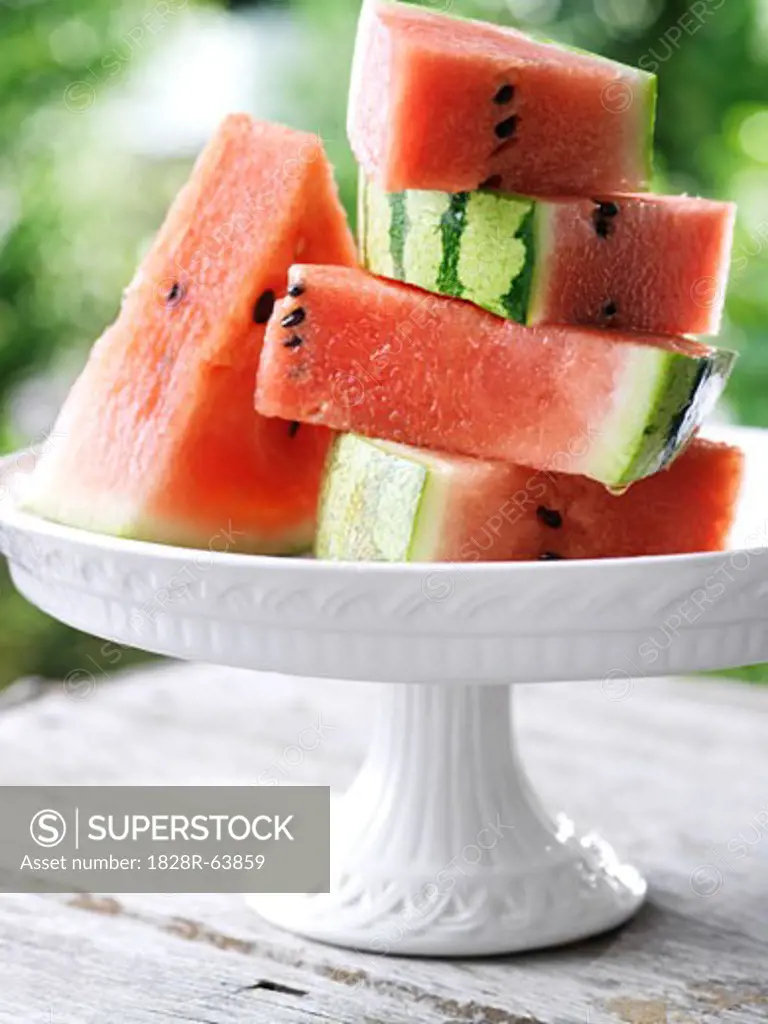 Watermelon Slices on Tray