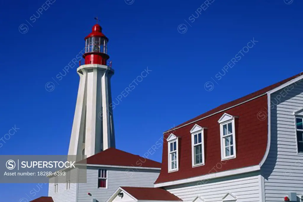 Lighthouse, Gaspe, Quebec, Canada   