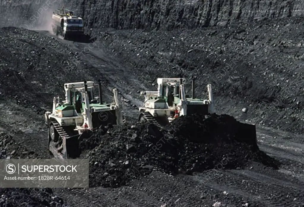 Black Coal Mining, Bulldozers, Australia