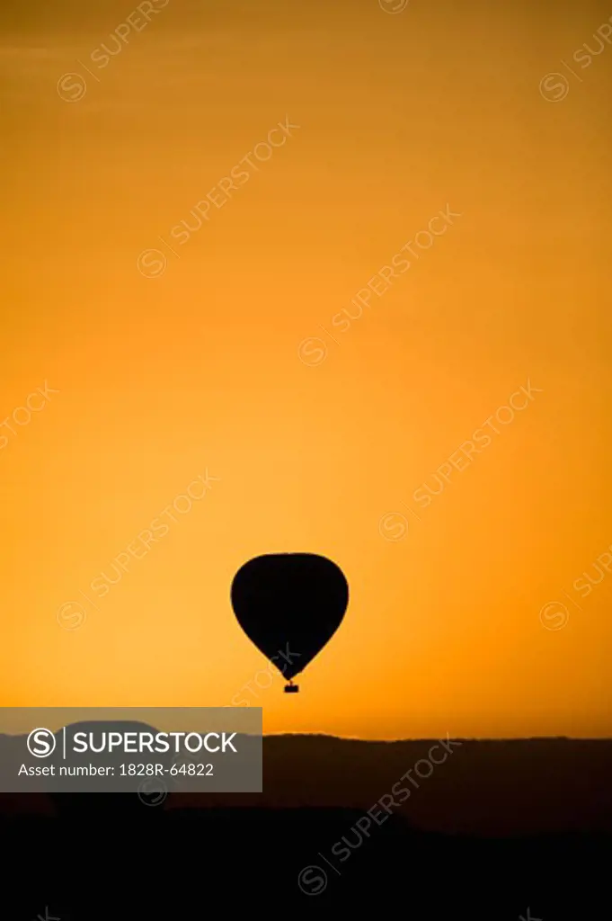 Hot Air Balloon at Sunrise, Masai Mara, Kenya