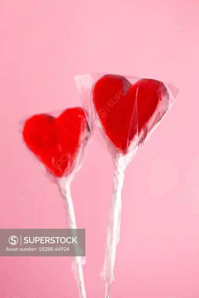 Heart-shaped Lollipops