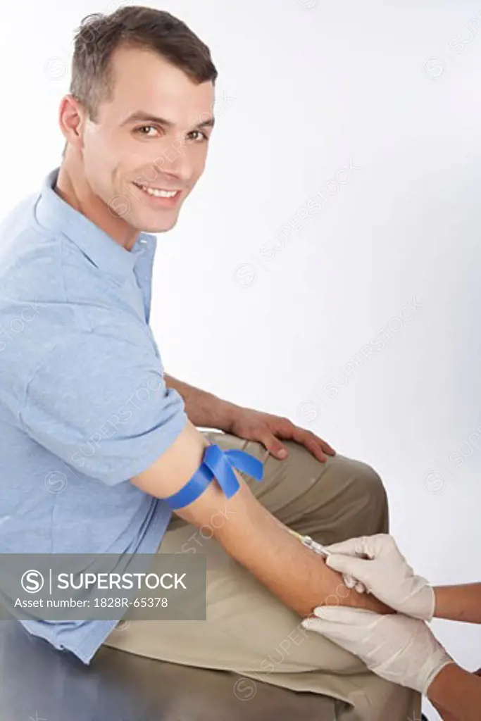 Patient Getting a Needle