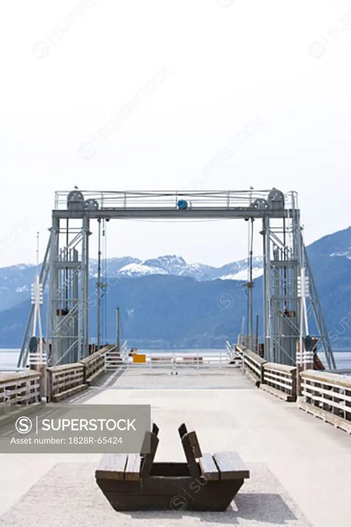 Ferry Dock, Porteau Cove, Squamish, British Columbia, Canada