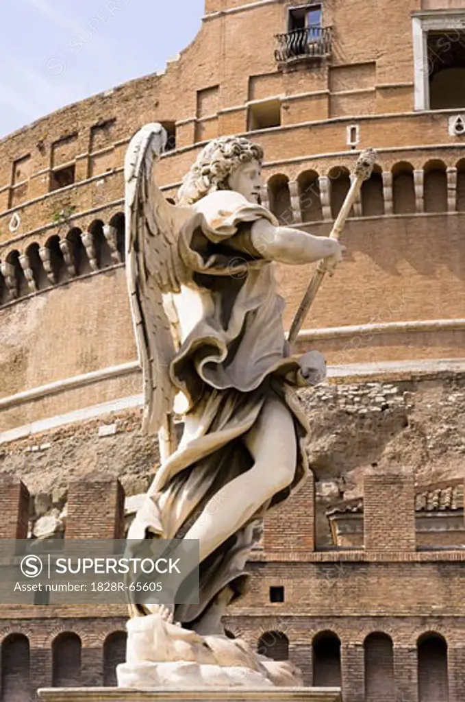 Statue, Castel Sant'Angelo, Rome, Latium, Italy